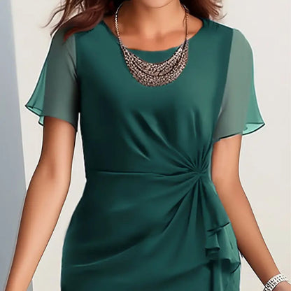 ✨ Elegant Solid Color Dress – Flattering Fit, Versatile Style & All-Day Comfort 💖👗