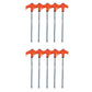 ✨LAST DAY SALE 50% OFF🔥 5PCS 8" Screw-in Tent Stakes Ground Anchors