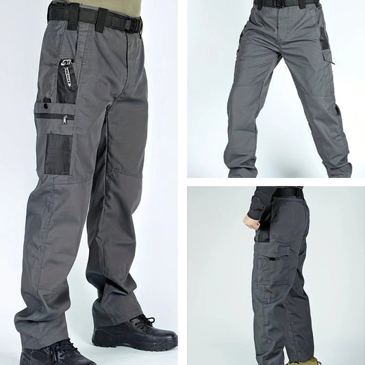 🔥🏆Pro-Favorite Men's Tactical Cargo Pants with Multiple Pockets – Polyester – Breathable 🎯