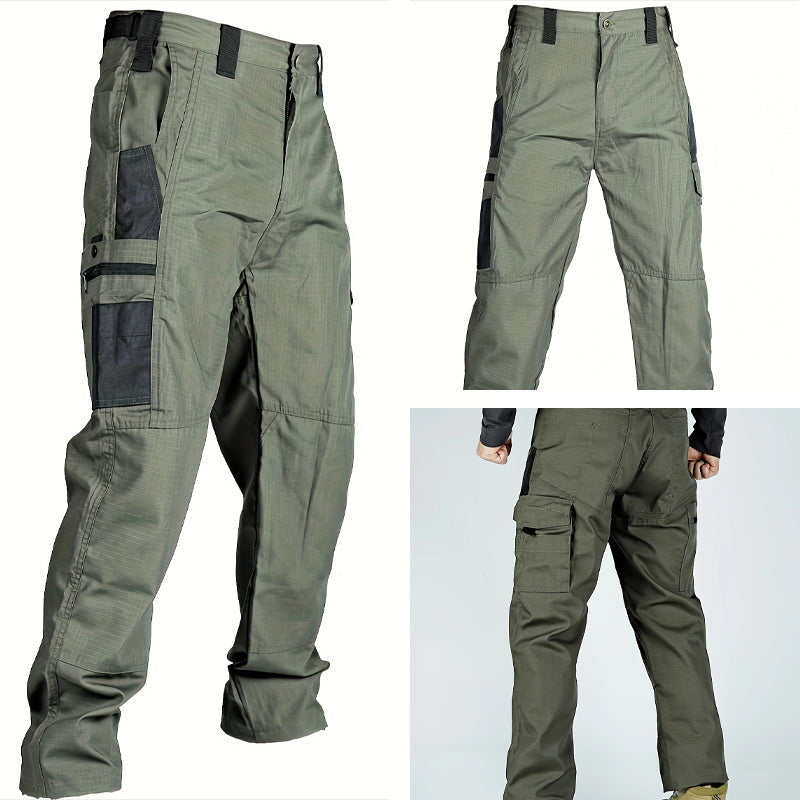 🔥🏆Pro-Favorite Men's Tactical Cargo Pants with Multiple Pockets – Polyester – Breathable 🎯