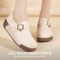 Women's Platform Round-Toe Loafers with Buckle