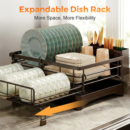 🔥2026 New Arrivals: 50% Off for a Limited Time!🔥Kitchen Countertop Organizer and Dish Drying Rack