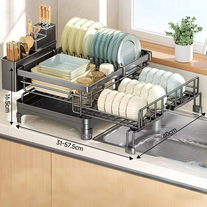 🔥2026 New Arrivals: 50% Off for a Limited Time!🔥Kitchen Countertop Organizer and Dish Drying Rack