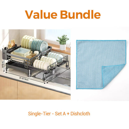 🔥2026 New Arrivals: 50% Off for a Limited Time!🔥Kitchen Countertop Organizer and Dish Drying Rack