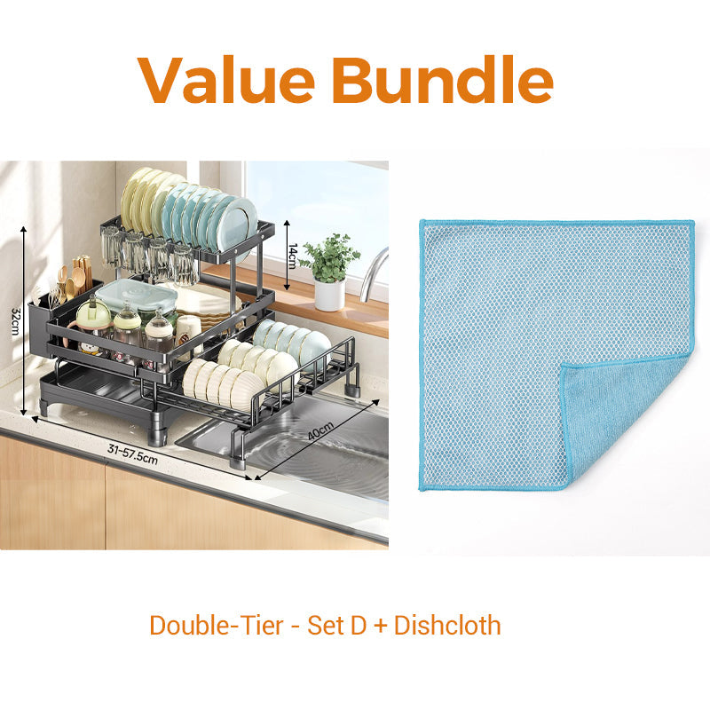 🔥2026 New Arrivals: 50% Off for a Limited Time!🔥Kitchen Countertop Organizer and Dish Drying Rack