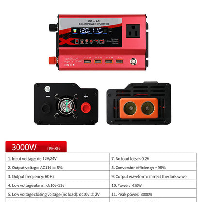 🔥55% OFF!🚗⚡Multi-Port Power Inverter for Car