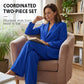📢📢50% OFF !!!⏰Women's Elegant Blazer and Wide-Leg Pants Set