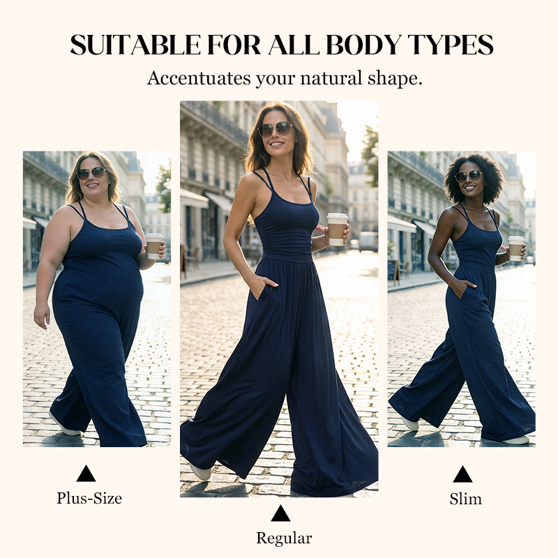 ⏳Time-Limited Special⏰Women's Casual Spaghetti Strap Jumpsuit