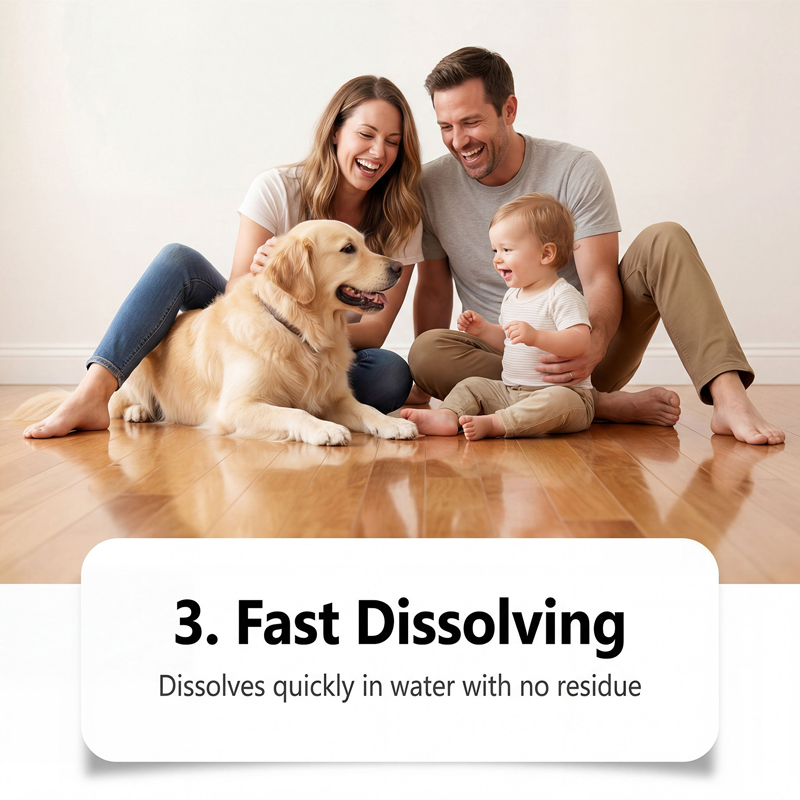 🧼 Multi-Surface Floor Cleaning Tablets | Easy cleaning for tile, wood and laminate floors - eco-friendly formula 🌿