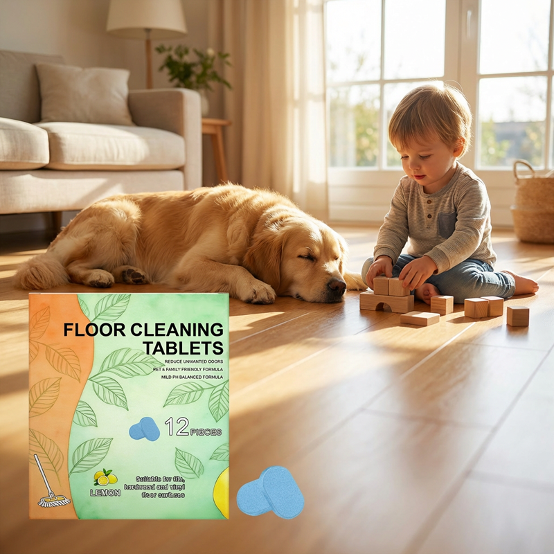 🧼 Multi-Surface Floor Cleaning Tablets | Easy cleaning for tile, wood and laminate floors - eco-friendly formula 🌿