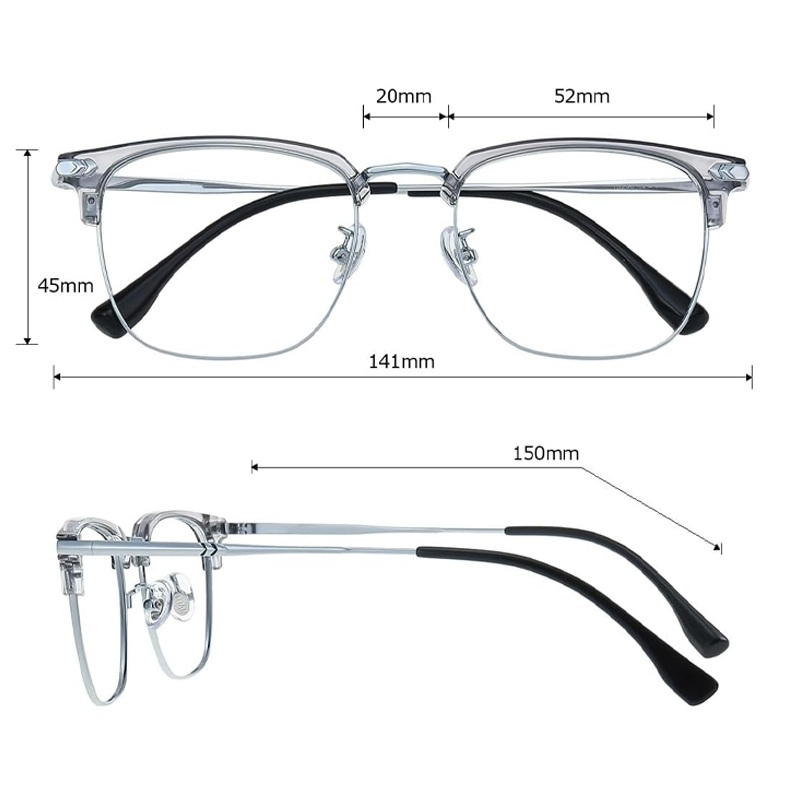 📢📢50% OFF !!!⏰🔥Fashion Half Frame Eyewear