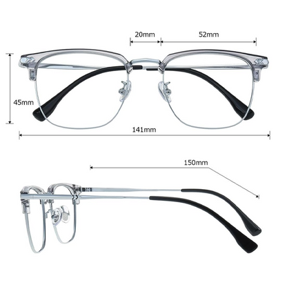 📢📢50% OFF !!!⏰🔥Fashion Half Frame Eyewear