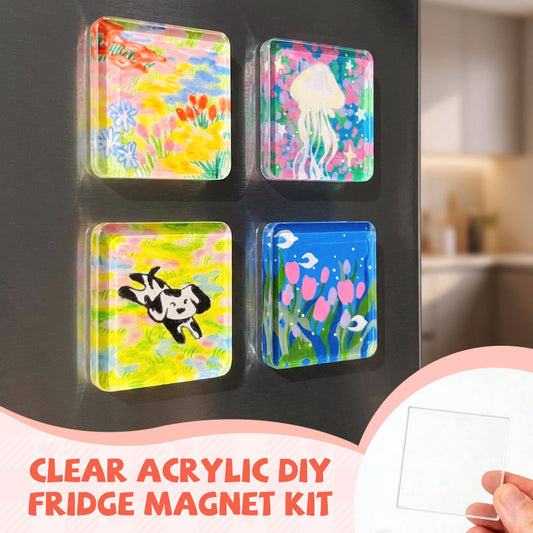📢📢50% OFF !!!⏰Clear Acrylic DIY Fridge Magnet Kit
