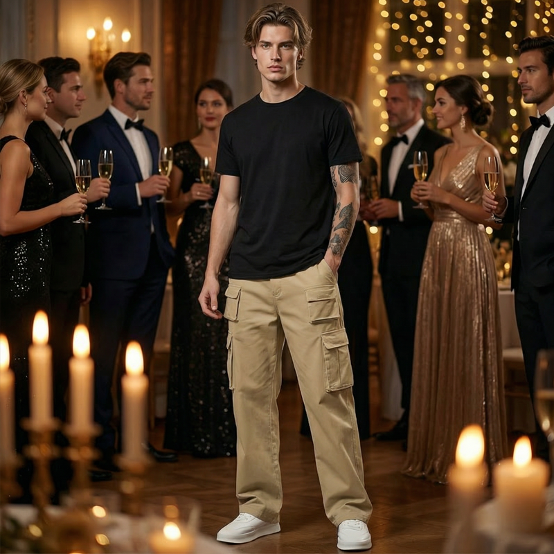 🔥Hot Sale Deals-Men's Multi-Pocket Straight-Leg Cargo Pants