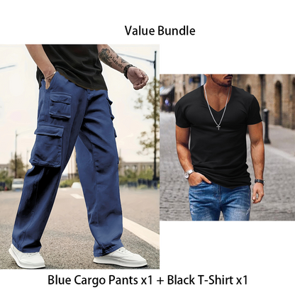 🔥Hot Sale Deals-Men's Multi-Pocket Straight-Leg Cargo Pants