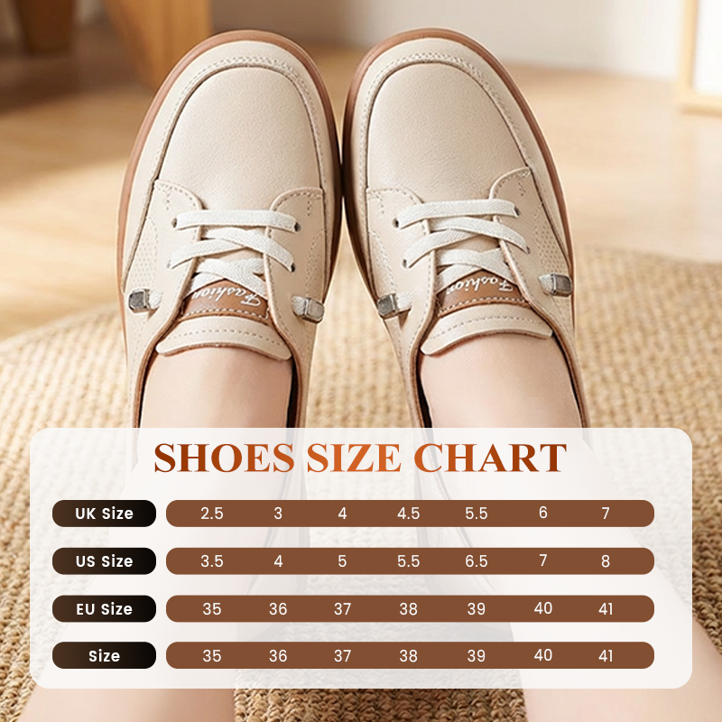 Women's Soft Sole Lace-Up Casual Shoes