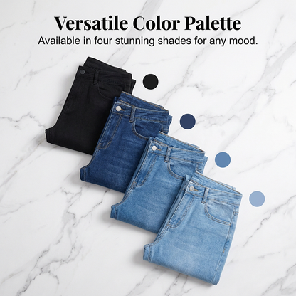 💎 50% OFF! 💎 Women's High-Waist Stretch Flare Jeans – Peach Lift, 4-Way Stretch & Leg-Lengthening Silhouette