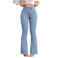 💎 50% OFF! 💎 Women's High-Waist Stretch Flare Jeans – Peach Lift, 4-Way Stretch & Leg-Lengthening Silhouette
