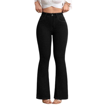 💎 50% OFF! 💎 Women's High-Waist Stretch Flare Jeans – Peach Lift, 4-Way Stretch & Leg-Lengthening Silhouette