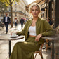 Women's 2-Piece Bomber Jacket and Maxi Skirt Set