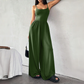 🌸 Spaghetti Strap Wide-Leg Jumpsuit with Pockets – Effortlessly Chic & Comfortable in One Step ✨💖