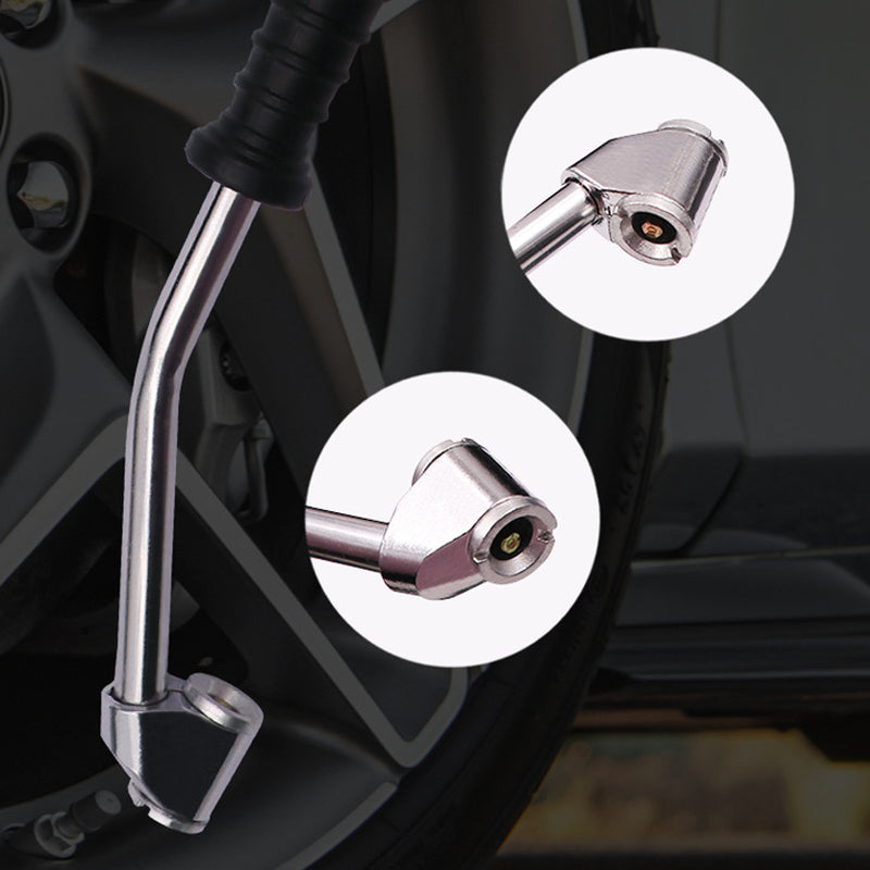 🌞 Spring into Savings: 50% Off!🔥Tire Inflator Gun with Pressure Gauge for Compressor | Professional Grade with Dual Pump Head | For Cars, Motorcycles & Bicycles