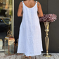 Women's Cotton Linen Cami Dress with Pockets