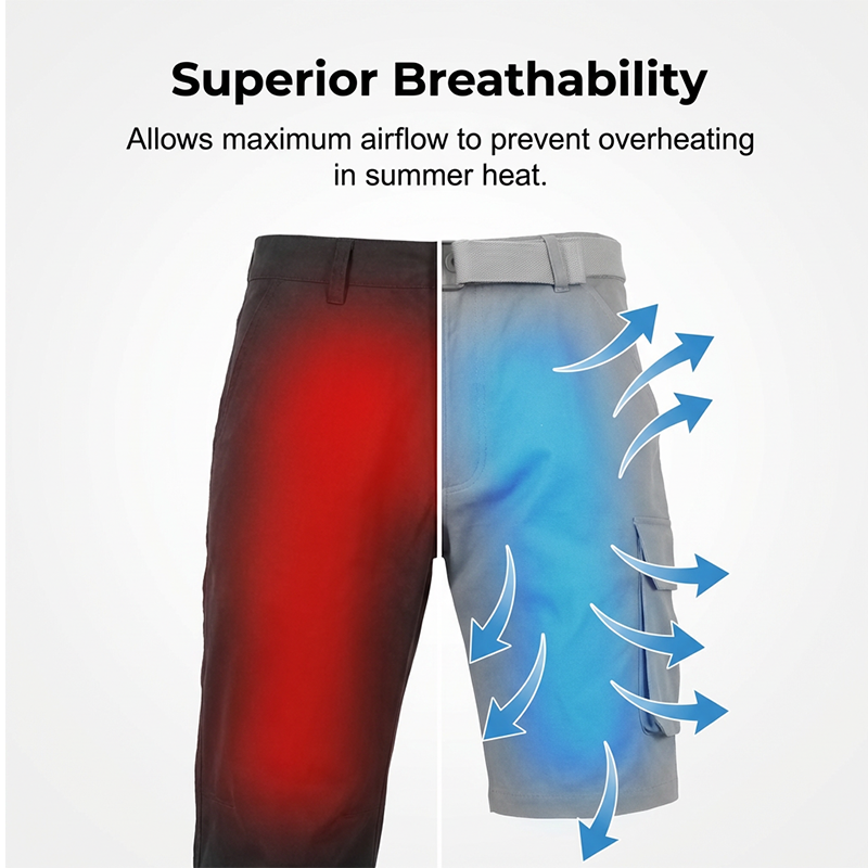 Men's Quick-Dry Cargo Shorts with Belt