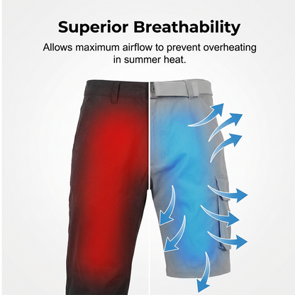 Men's Quick-Dry Cargo Shorts with Belt