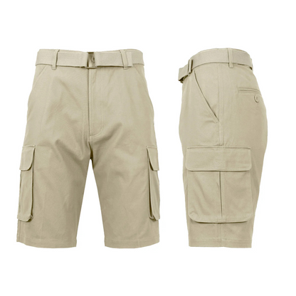 Men's Quick-Dry Cargo Shorts with Belt