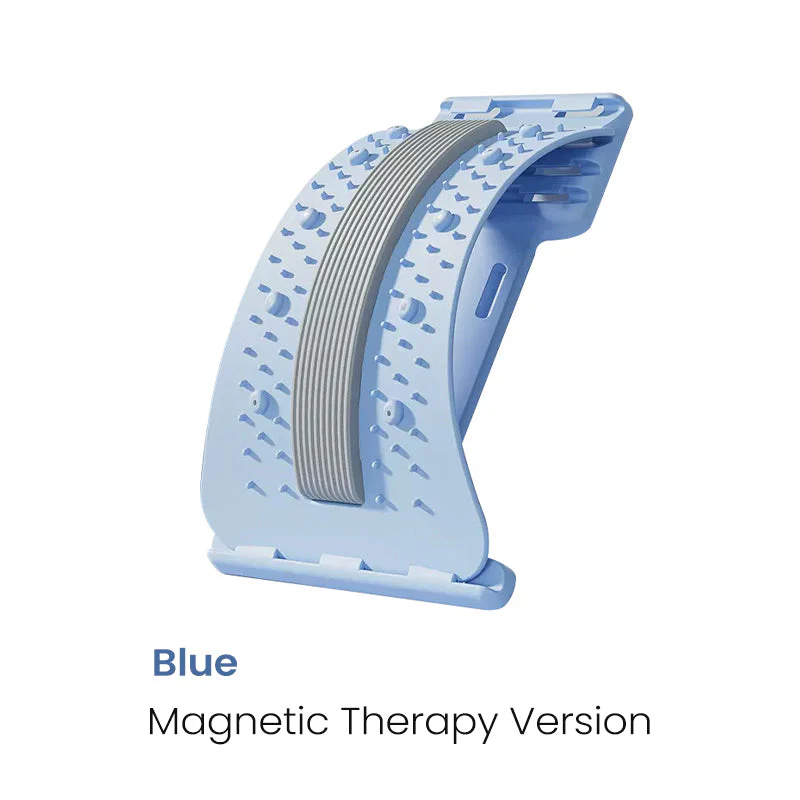 Magnetic Lumbar Stretcher – Acupressure Massage, Portable Design & Relieves Back Pain 🧘‍♂️✨