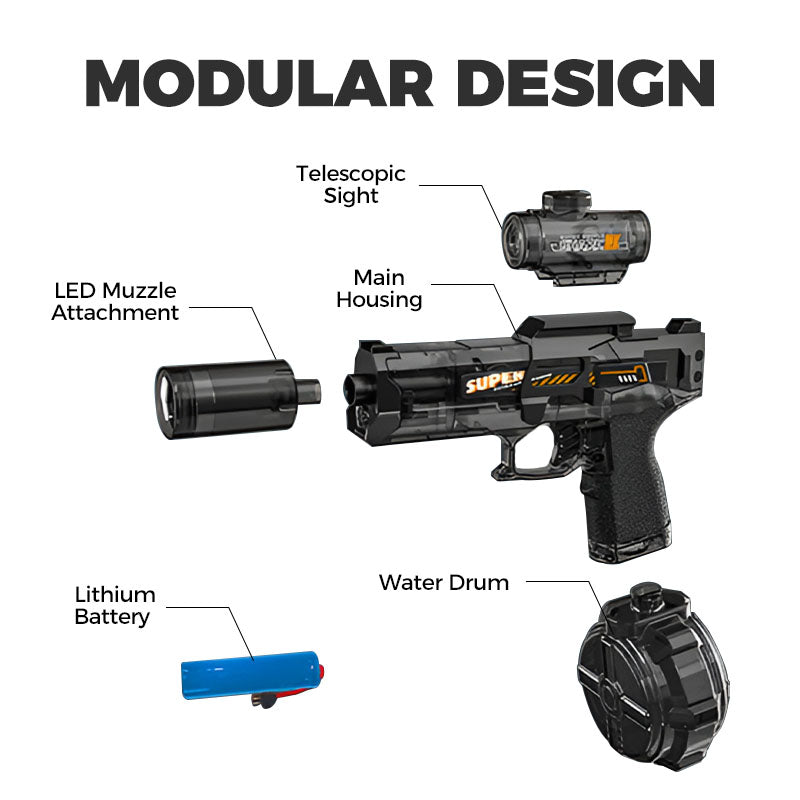🌊Summer Discount🔫💦Fast Mode Ice Explosion Pistol Water Gun
