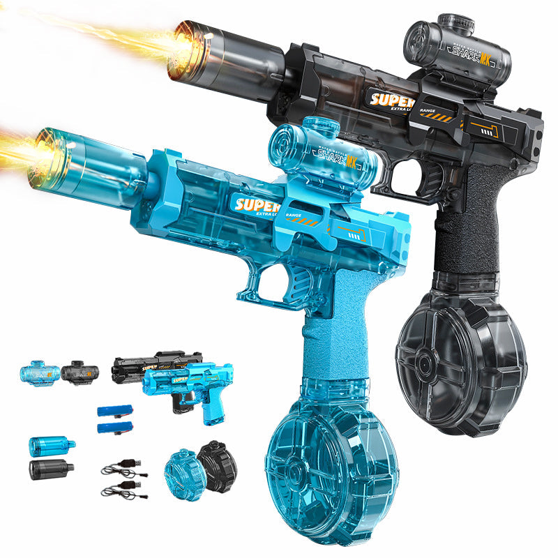 🔥Hot Sale Offers-Electric Water Gun: Ice Mouse with Flashlight⚡💦🔥
