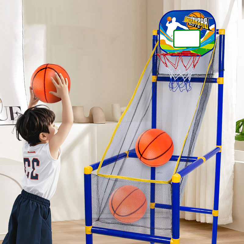 🥳2026 HOT SALE🥳💞50K+ SOLD!🏀🎯 50% OFF! Kids‘ Indoor Basketball Arcade Game – Auto ball return, sturdy & safe. 4 balls + pump included. Quick setup, endless fun! 🧒💨