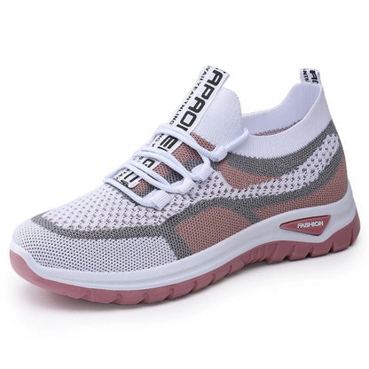👟 Lightweight Comfort | Women's Breathable Lace-Up Walking Shoes