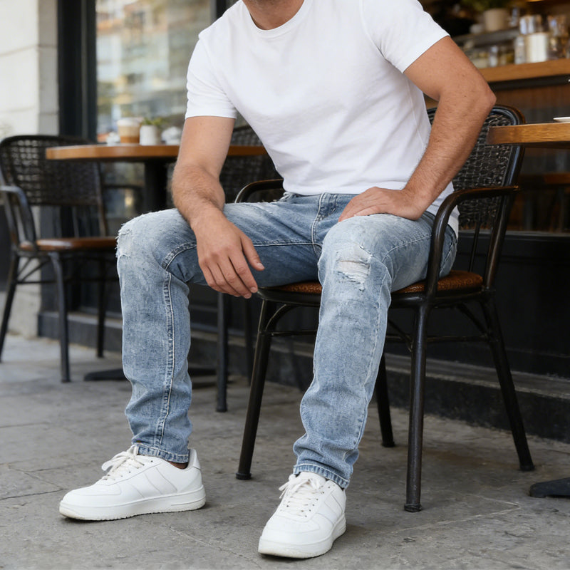 📢📢50% OFF !! ⏰Men's Modern Slim Fit Stretch Jeans