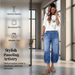 🔥Limited-time offer-Women’s Elastic Waist Loose Fit Cropped Jeans