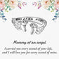 "Mommy of an Angel" Footprint Memorial Ring