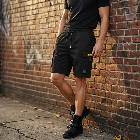 💎 -50% ON MEN'S CARGO SHORTS! 💎 Multi-Pocket, Drawstring Waist & Durable Cotton Blend for Summer Adventures