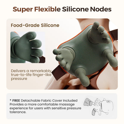 4D Wearable Neck and Shoulder Massager with Heat🔥 Enjoy a massage, burn fat, and relieve neck pain and tension ✨
