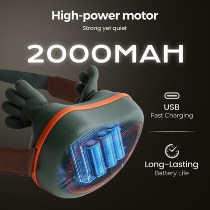 4D Wearable Neck and Shoulder Massager with Heat🔥 Enjoy a massage, burn fat, and relieve neck pain and tension ✨