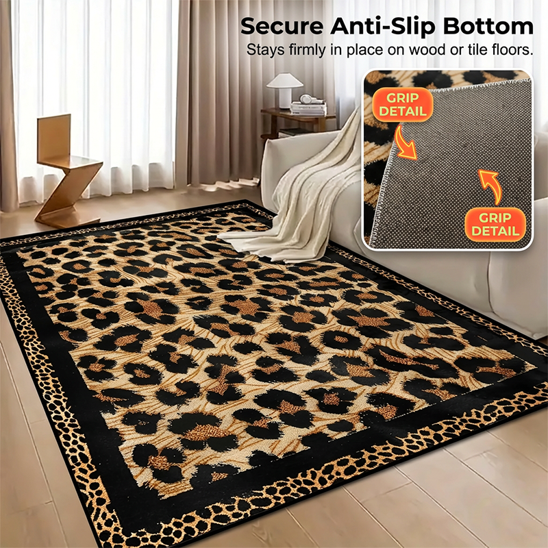 Soft Short-Pile Sofa & Coffee Table Carpet