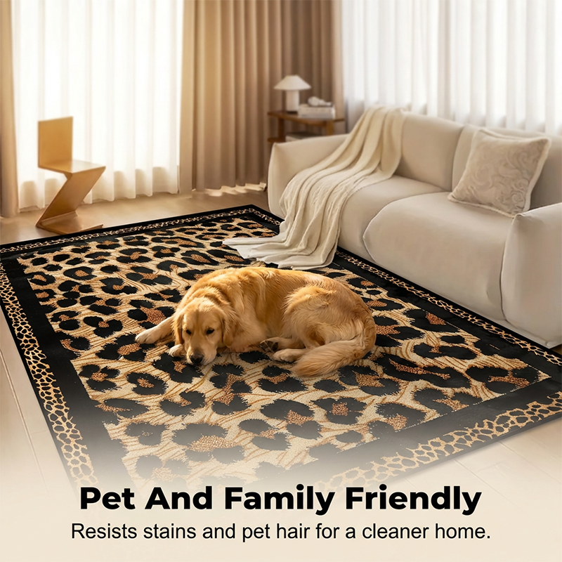 Soft Short-Pile Sofa & Coffee Table Carpet