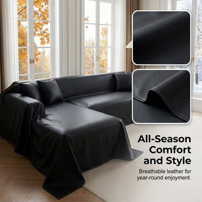 ✨Faux Leather Non-Slip Sofa Cover