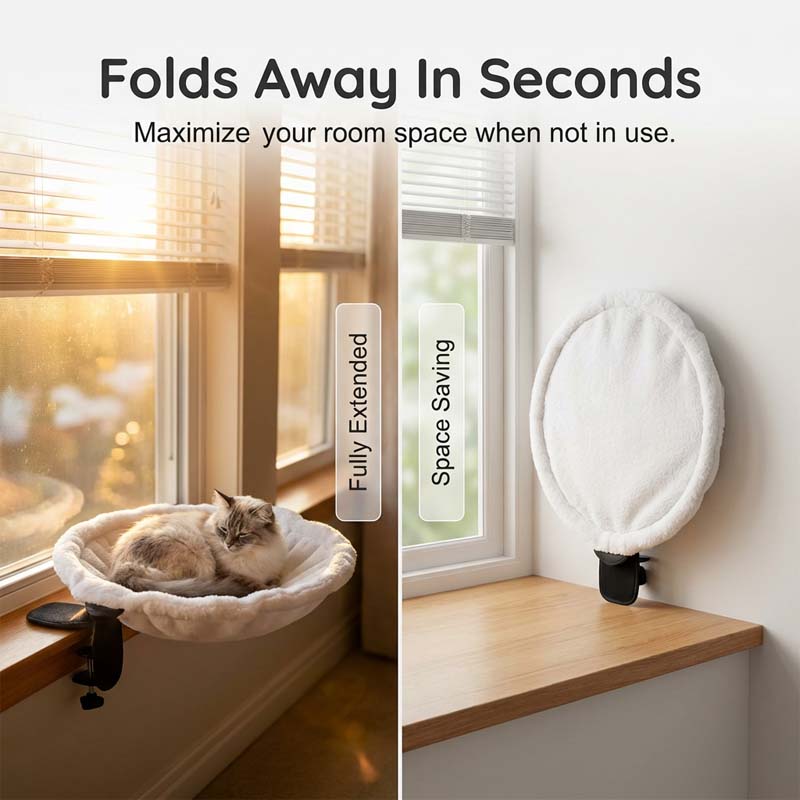 🔥Limited-time offer-Cordless Foldable Cat Window Perch