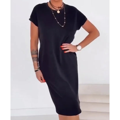 Women's Casual Short Sleeve T-Shirt Dress