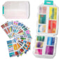 10-Compartment Travel Pill Organizer with 147 Medicine Labels