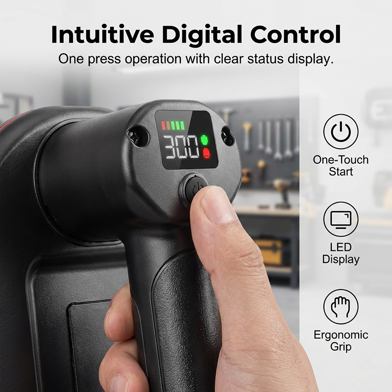 Electric Suction Cup Lifter with Digital Display