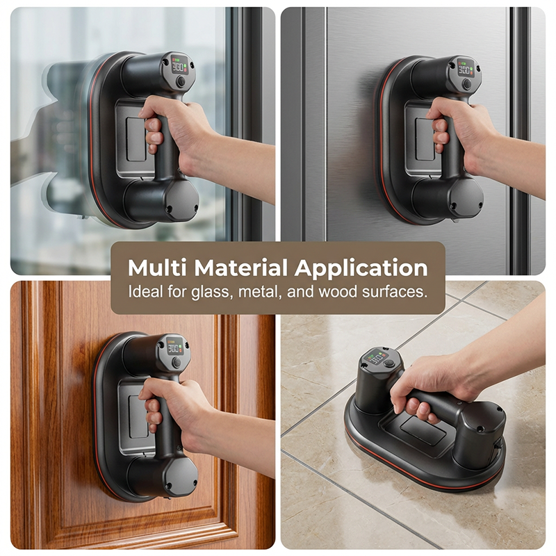 Electric Suction Cup Lifter with Digital Display