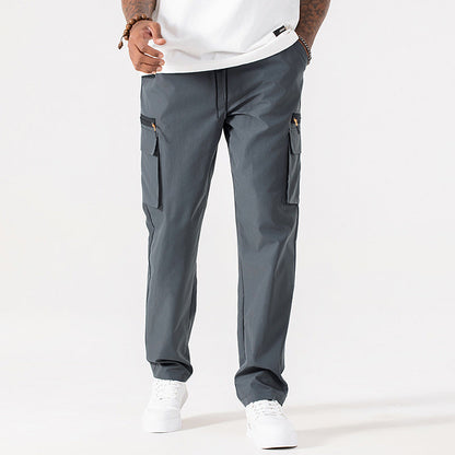 👖 LIMITED-TIME 49% OFF! 🪂 Men's Casual Cargo Pants with Multiple Pockets – Adjustable Waist, Durable Fabric 🏔️